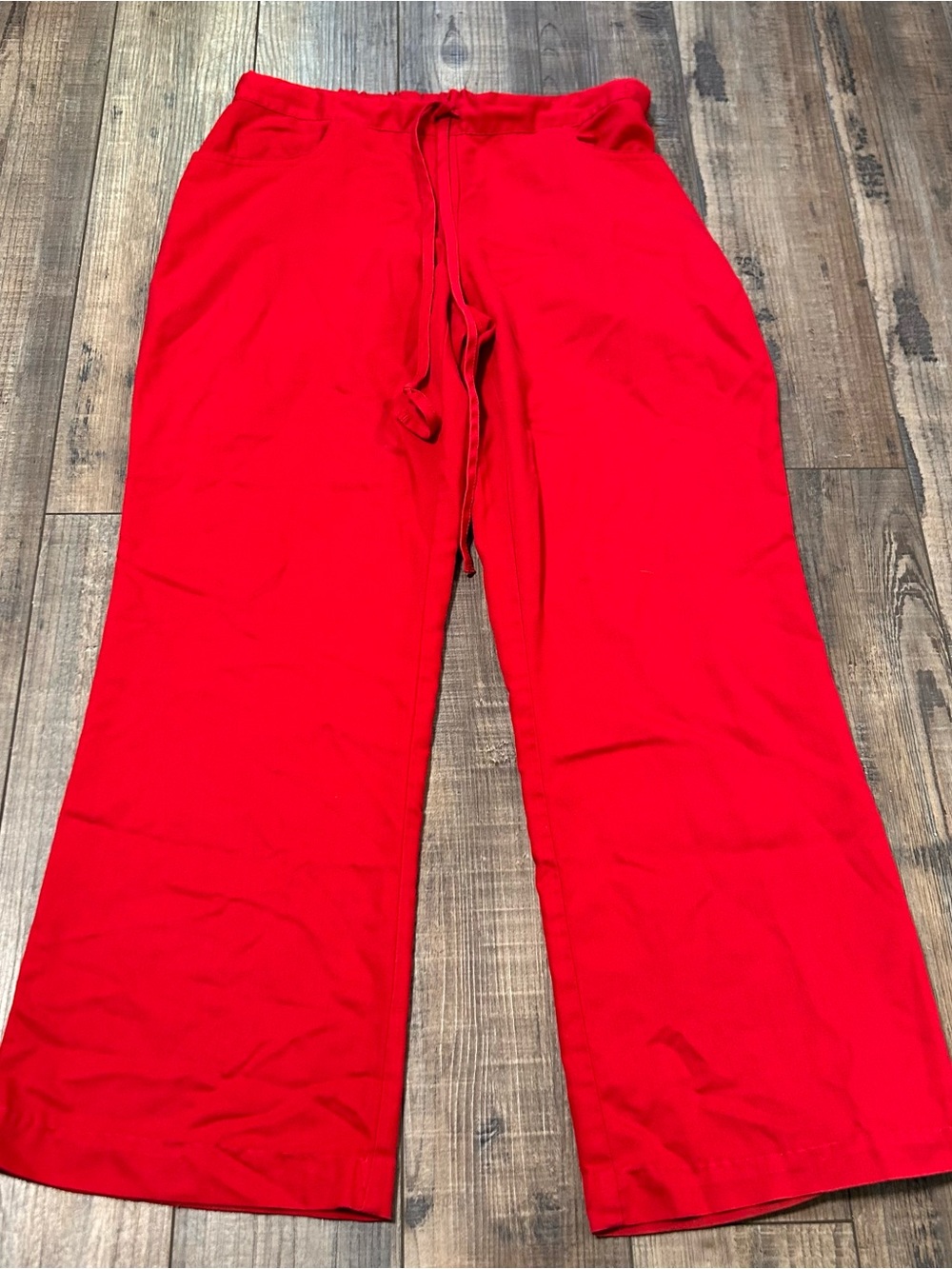 Grey’s Anatomy Barco Women’s S Petite Red Drawstring Scrub Pants
